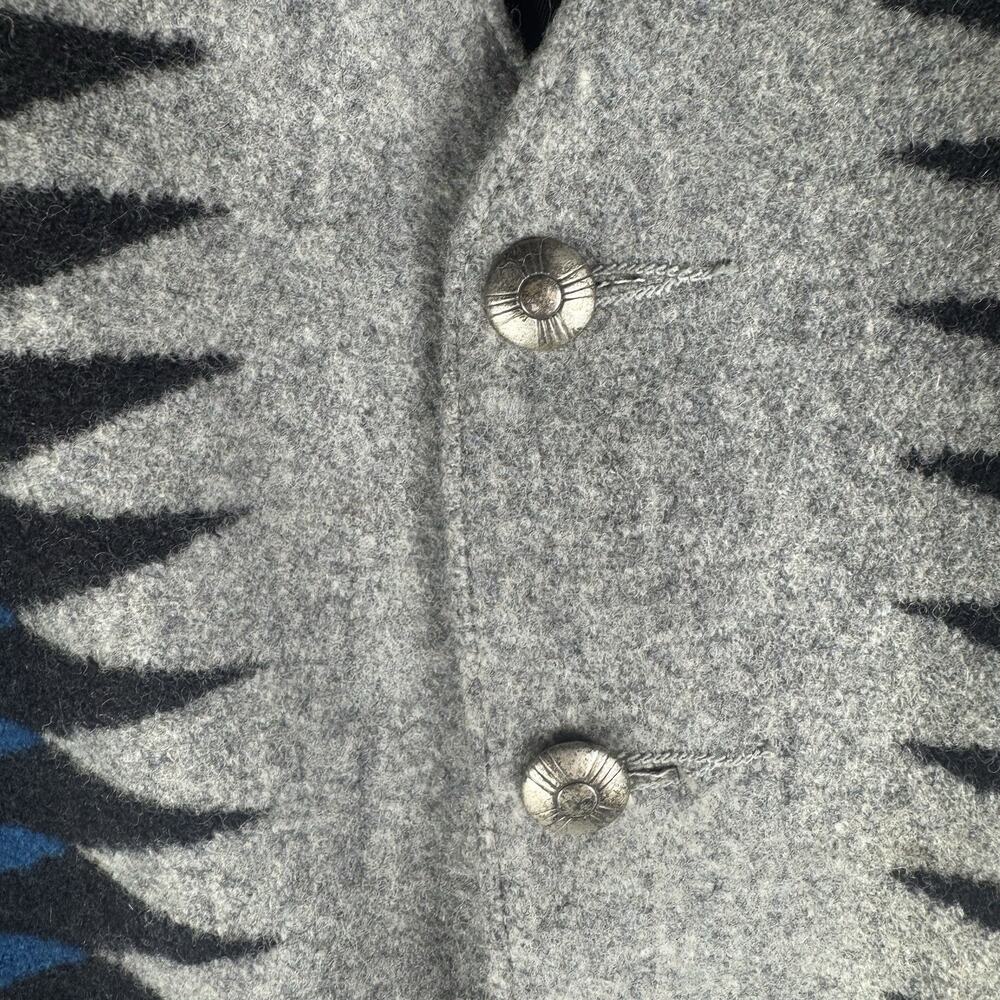 Vintage Pendleton Westernwear Wool Vest Aztec Southwestern Mens 40 Lined USA - Picture 5 of 11